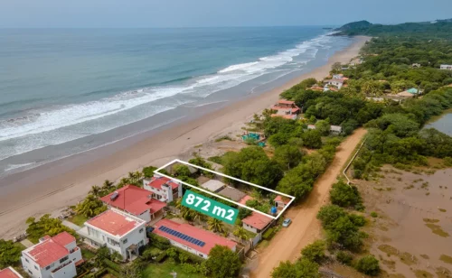 Commercial Beachfront Hostel and Restaurant in Playa Guasacate